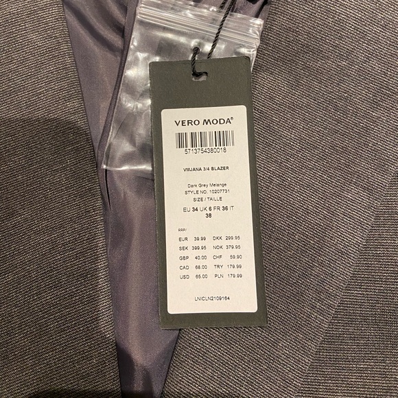 Brand new grey blazer - Picture 2 of 2